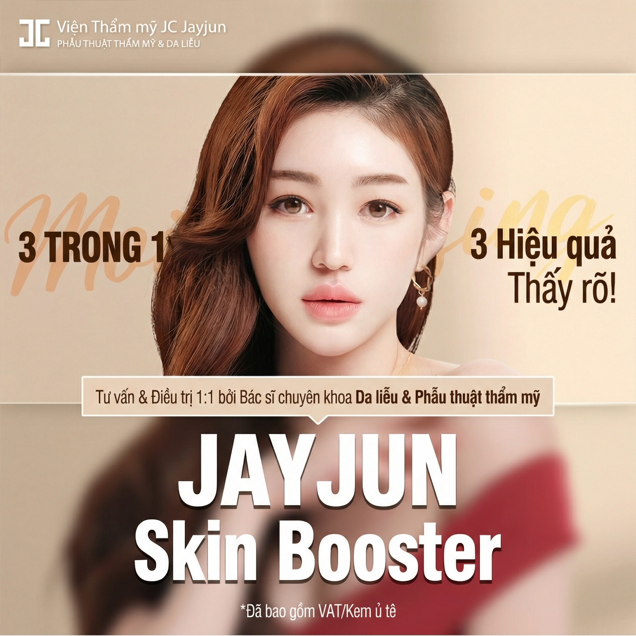 Jayjun Skin Booster ẩm mượt căng bóng, Bác sĩ chuyên khoa da liễu