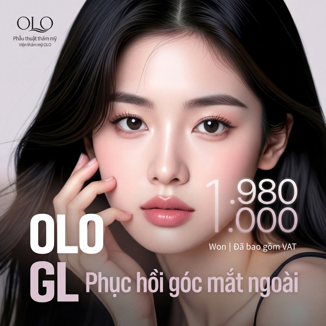 Olo GL Phục hồi mở góc mắt dưới & Phẫu thuật lại góc mắt