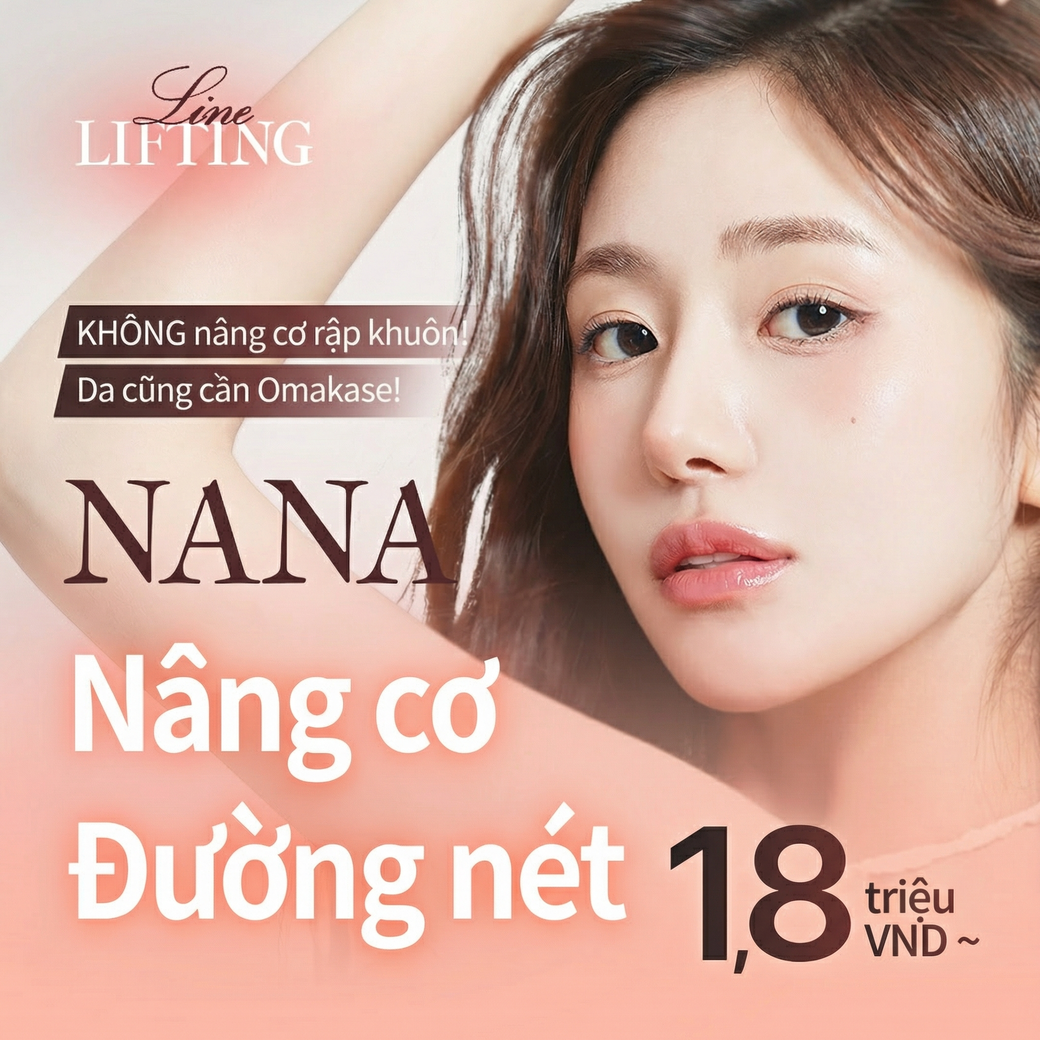 Nana Line Lifting Omakase_Inmode Shurink Ultherapy Prime Nâng cơ Titanium Xerf Sofwave Emface Thermage FLX