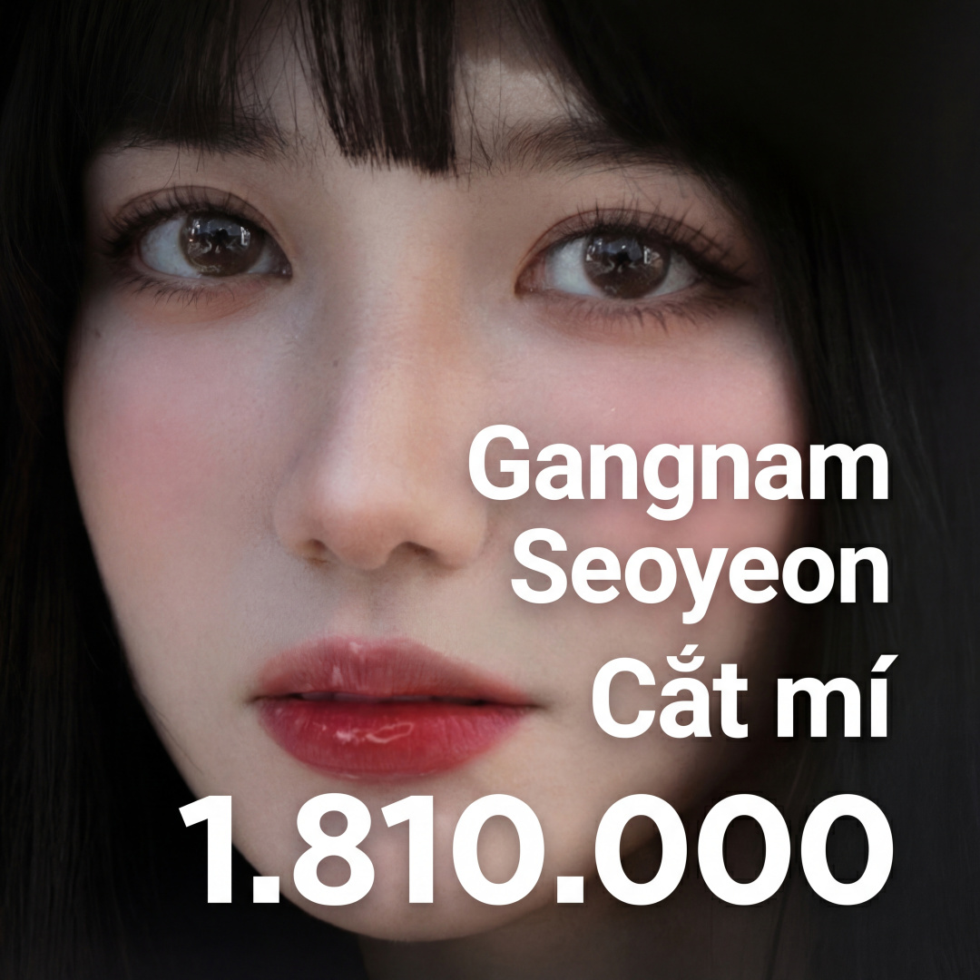 Gangnam Seoyeon Mí đôi cắt