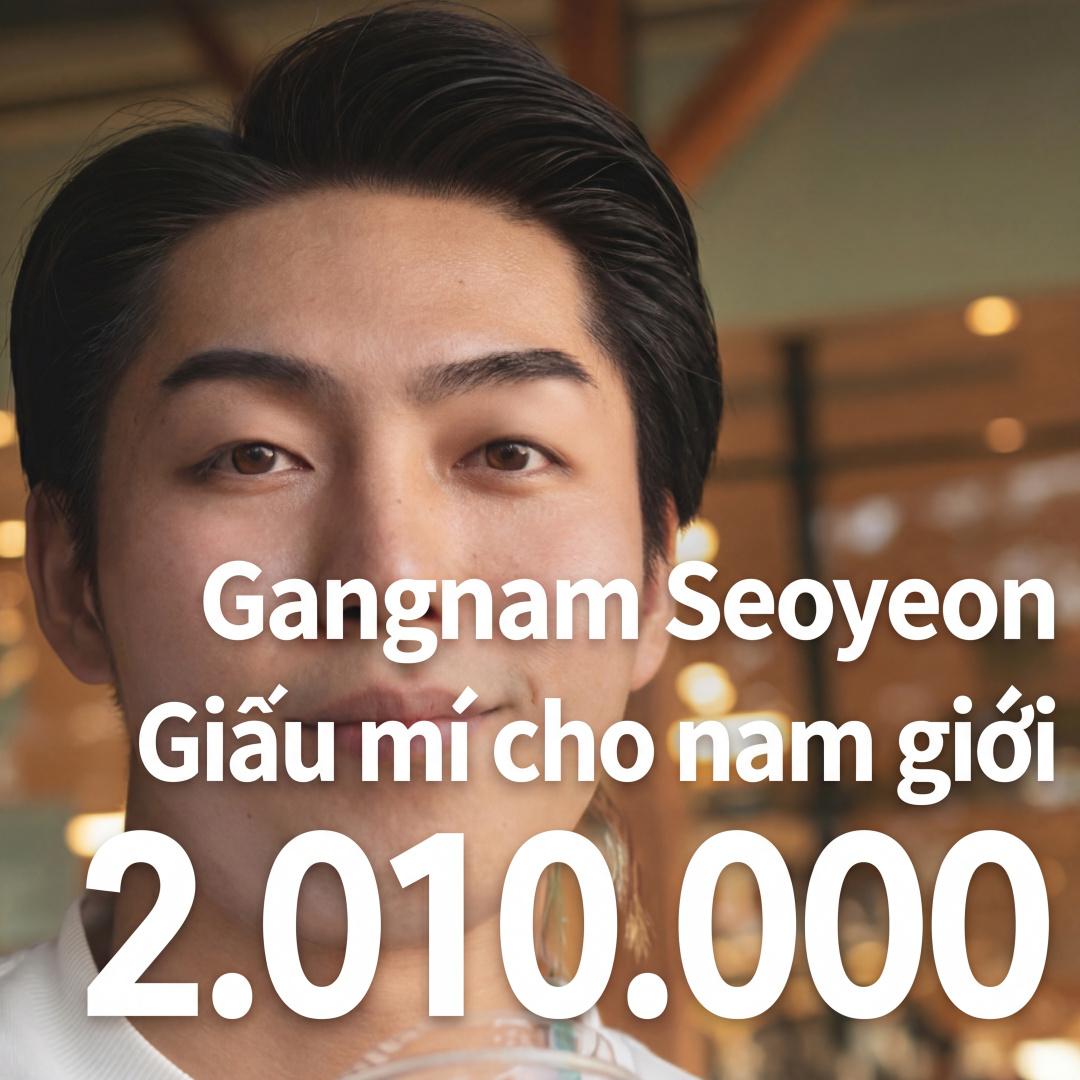 Gangnam Seoyeon Giấu mí nam (Mí lót)