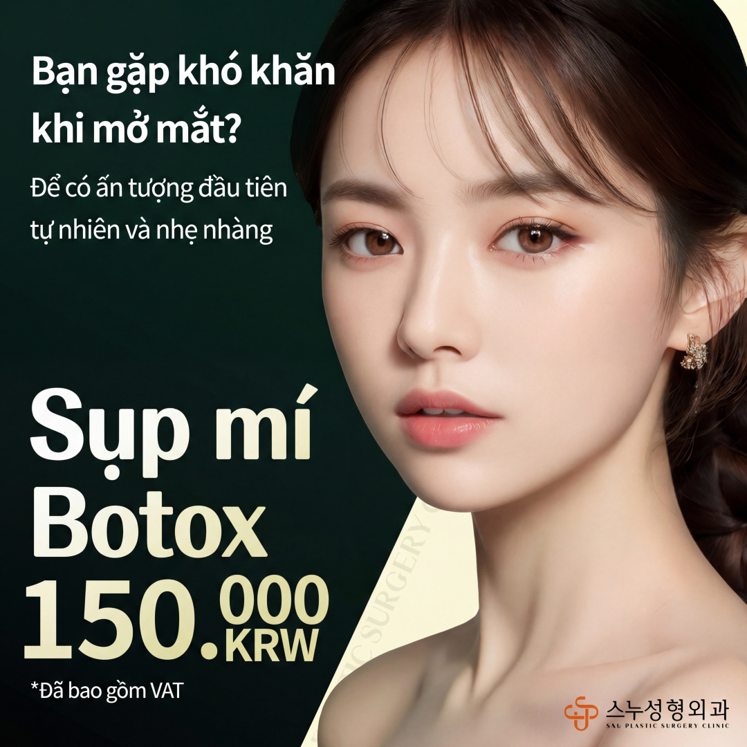 Snu_Botox sụp mí