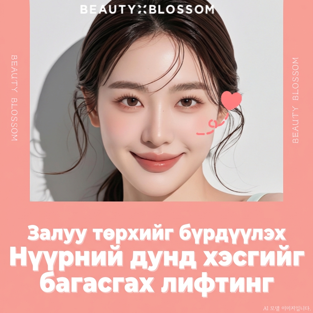 Залуухан төрхтэй шугам бий болгох_Дунд хэсгийг багасгах лифтинг