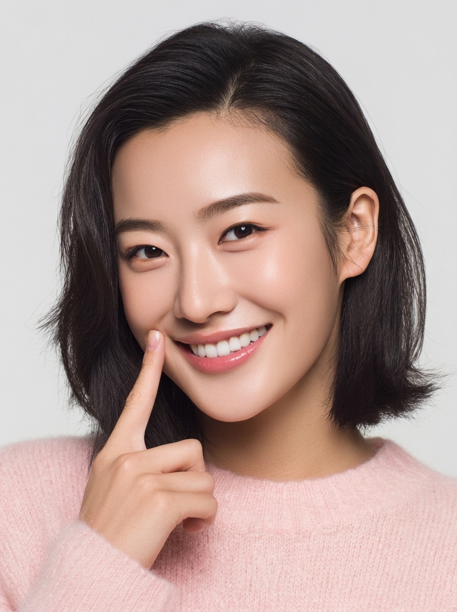 가상모델 #1110 얼굴 원본 9