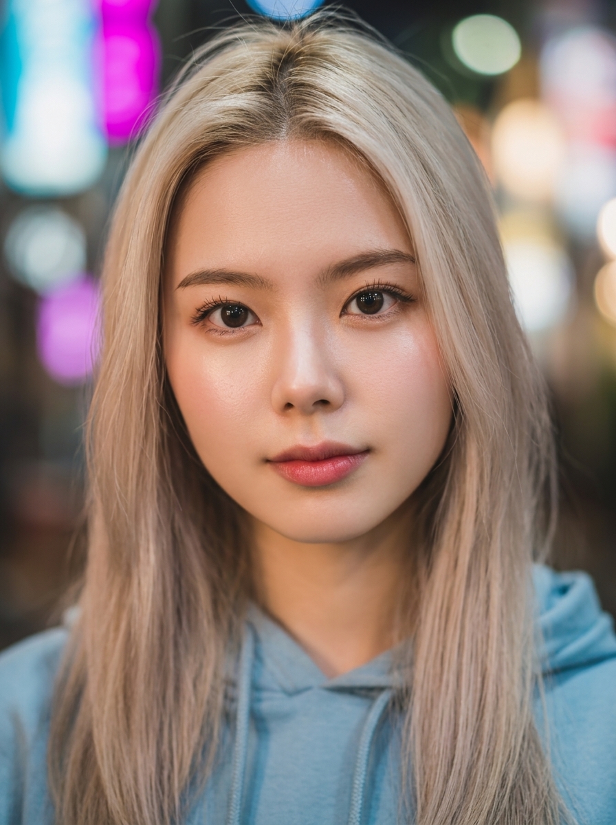 가상모델 #1110 얼굴 원본 12