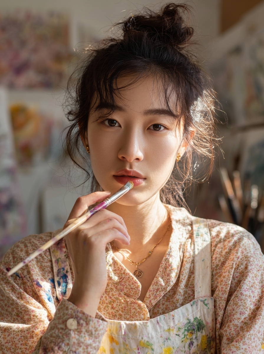 가상모델 #1110 얼굴 원본 18
