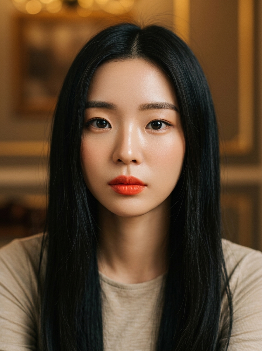 가상모델 #1141 얼굴 원본 7