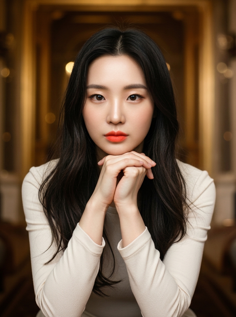 가상모델 #1142 얼굴 원본 6