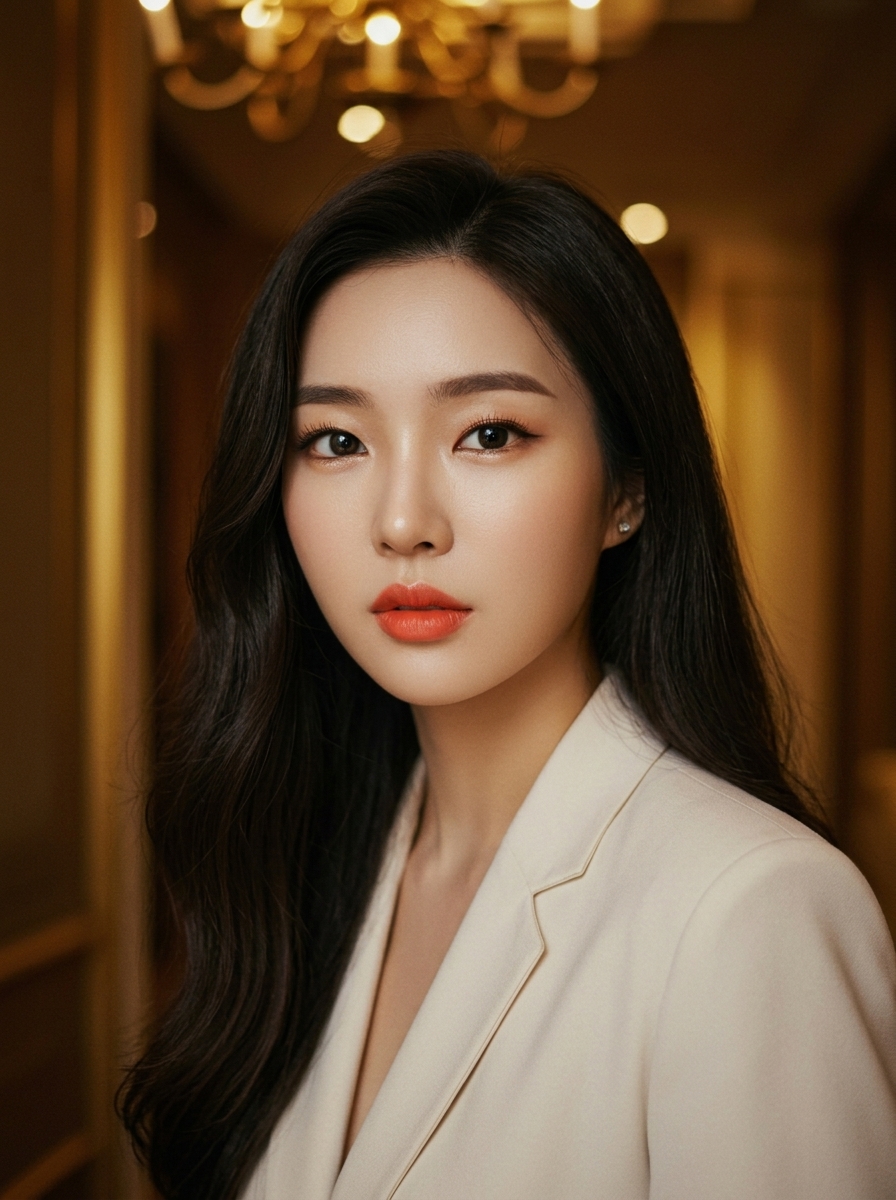 가상모델 #1145 얼굴 원본 12