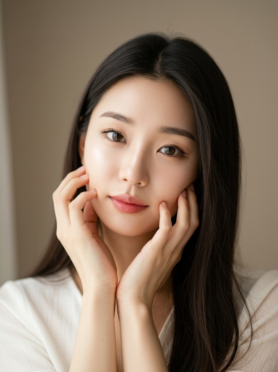 가상모델 #1166 얼굴 원본 1