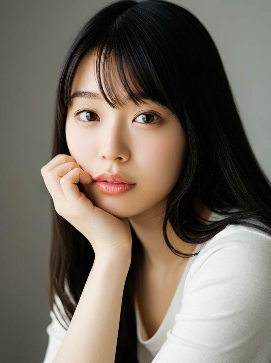 가상모델 #1168 얼굴 원본 23