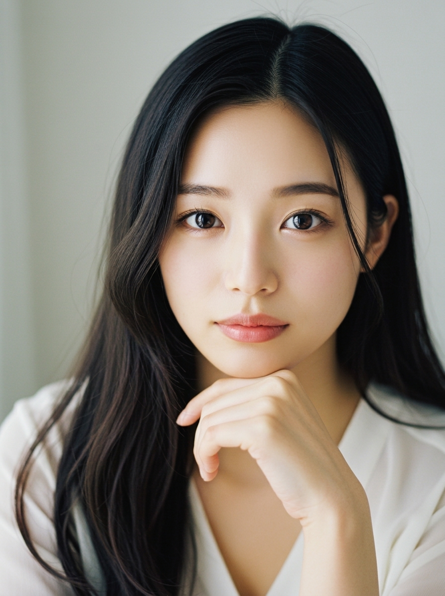 가상모델 #1168 얼굴 원본 24