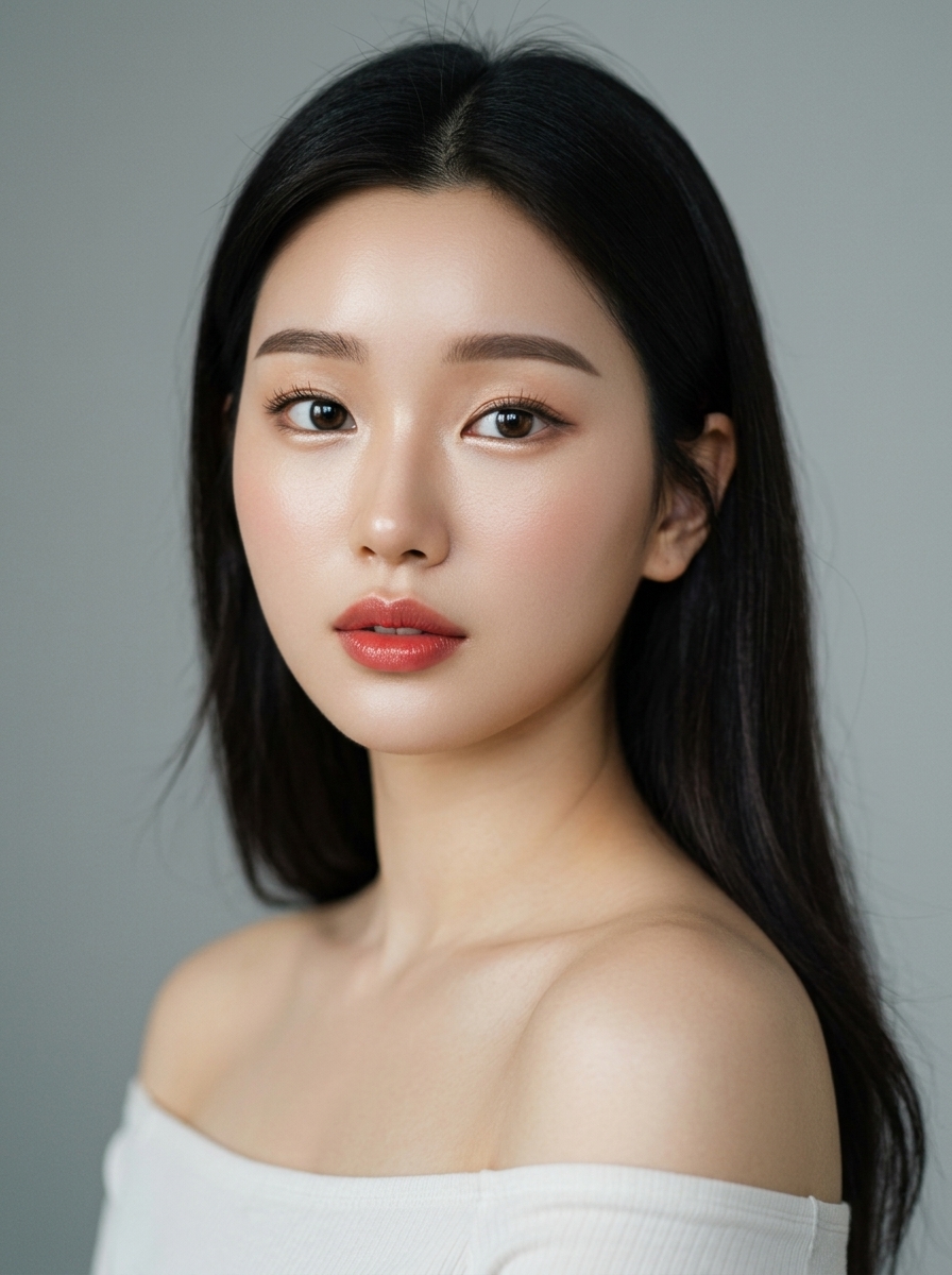 가상모델 #1180 얼굴 원본 6