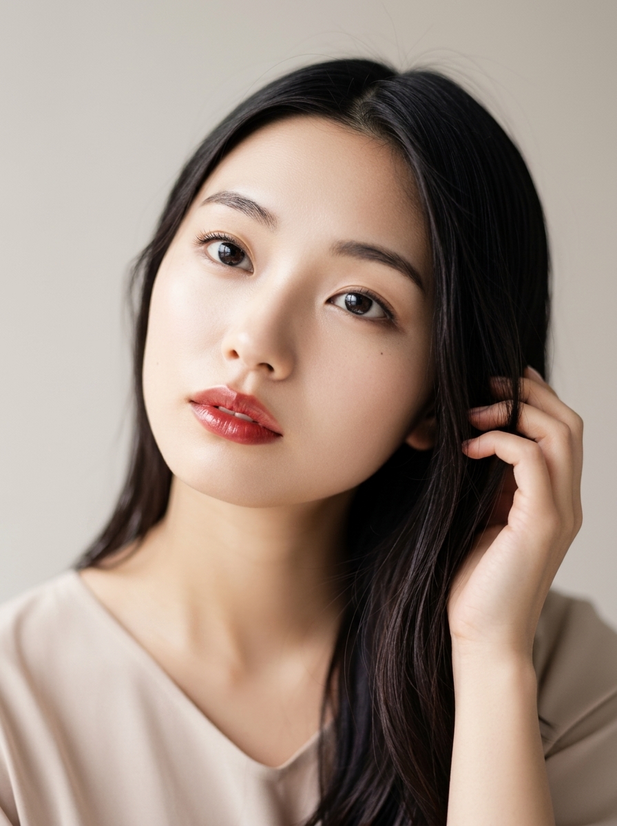 가상모델 #1183 얼굴 원본 5