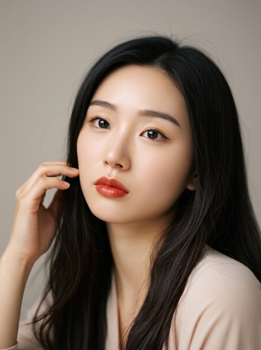가상모델 #1183 얼굴 원본 8