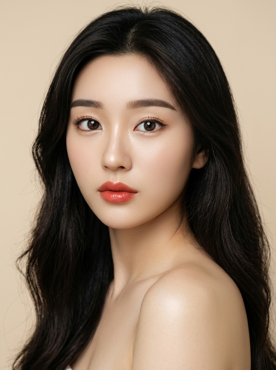 가상모델 #1185 얼굴 원본 1