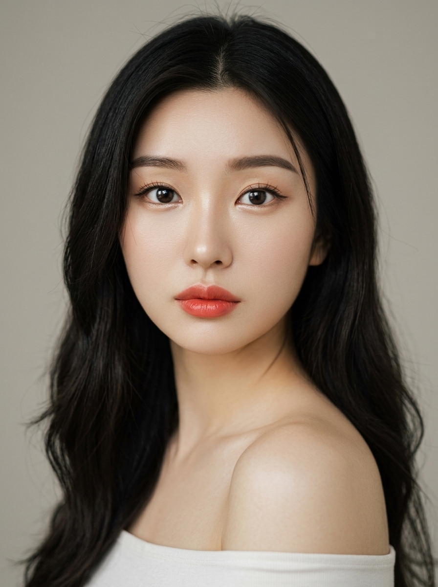가상모델 #1185 얼굴 원본 2