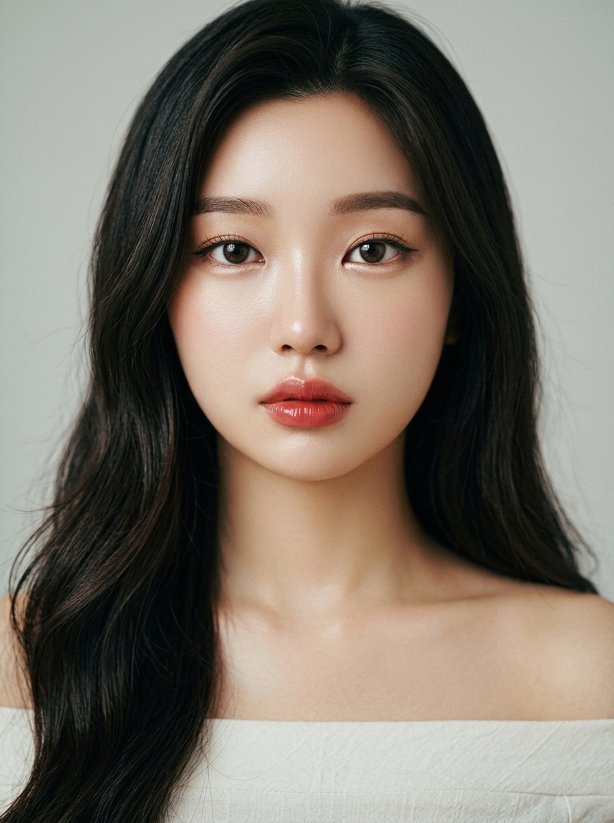 가상모델 #1185 얼굴 원본 4