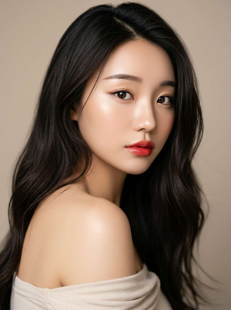 가상모델 #1185 얼굴 원본 5