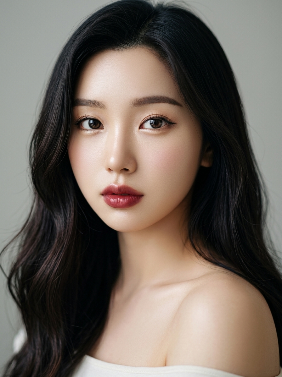 가상모델 #1185 얼굴 원본 7