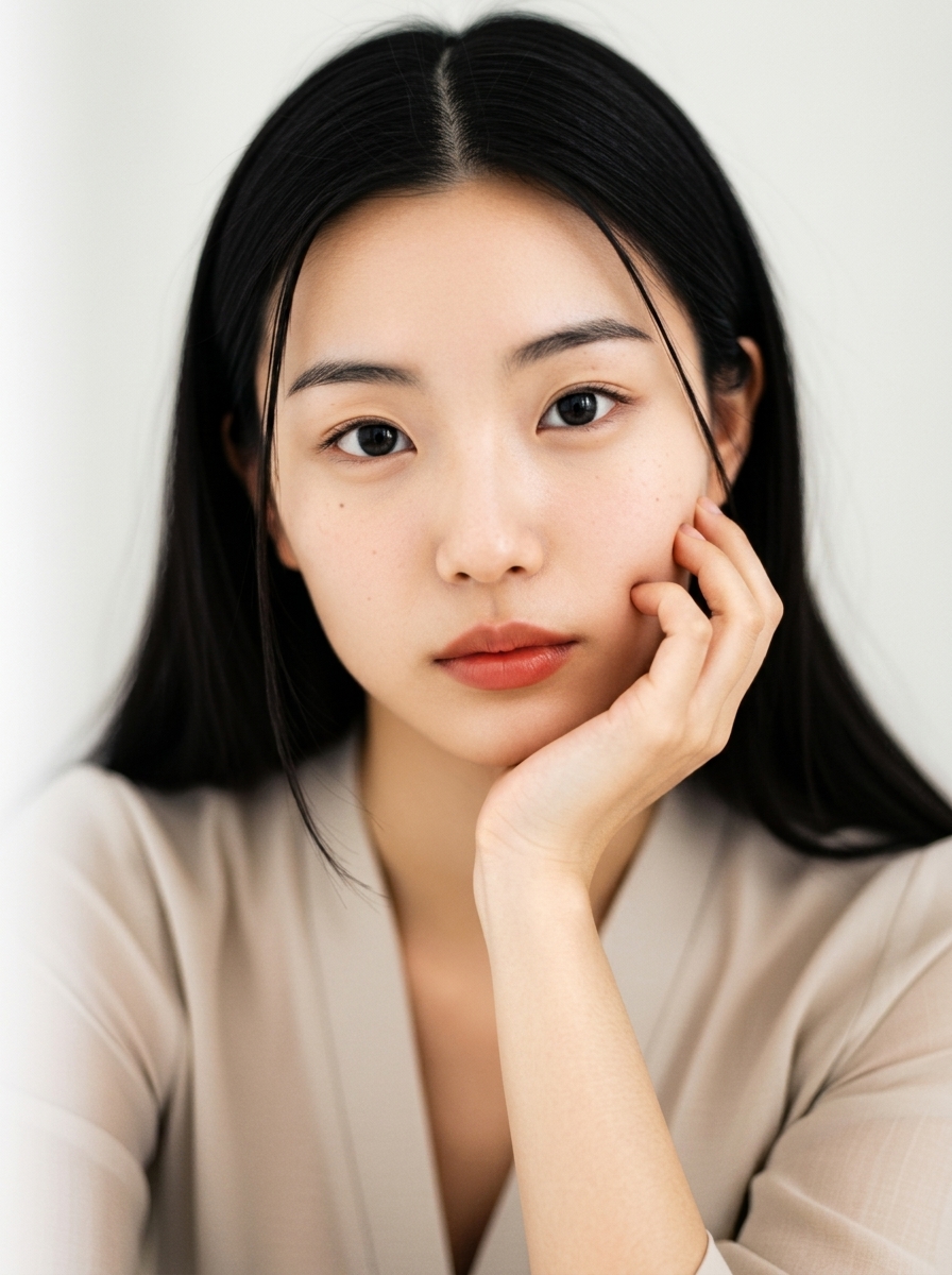 가상모델 #1185 얼굴 원본 20