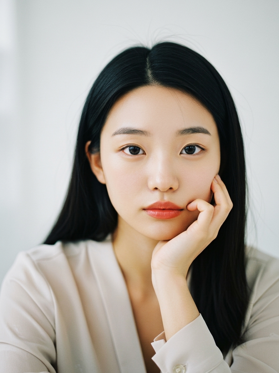 가상모델 #1185 얼굴 원본 24