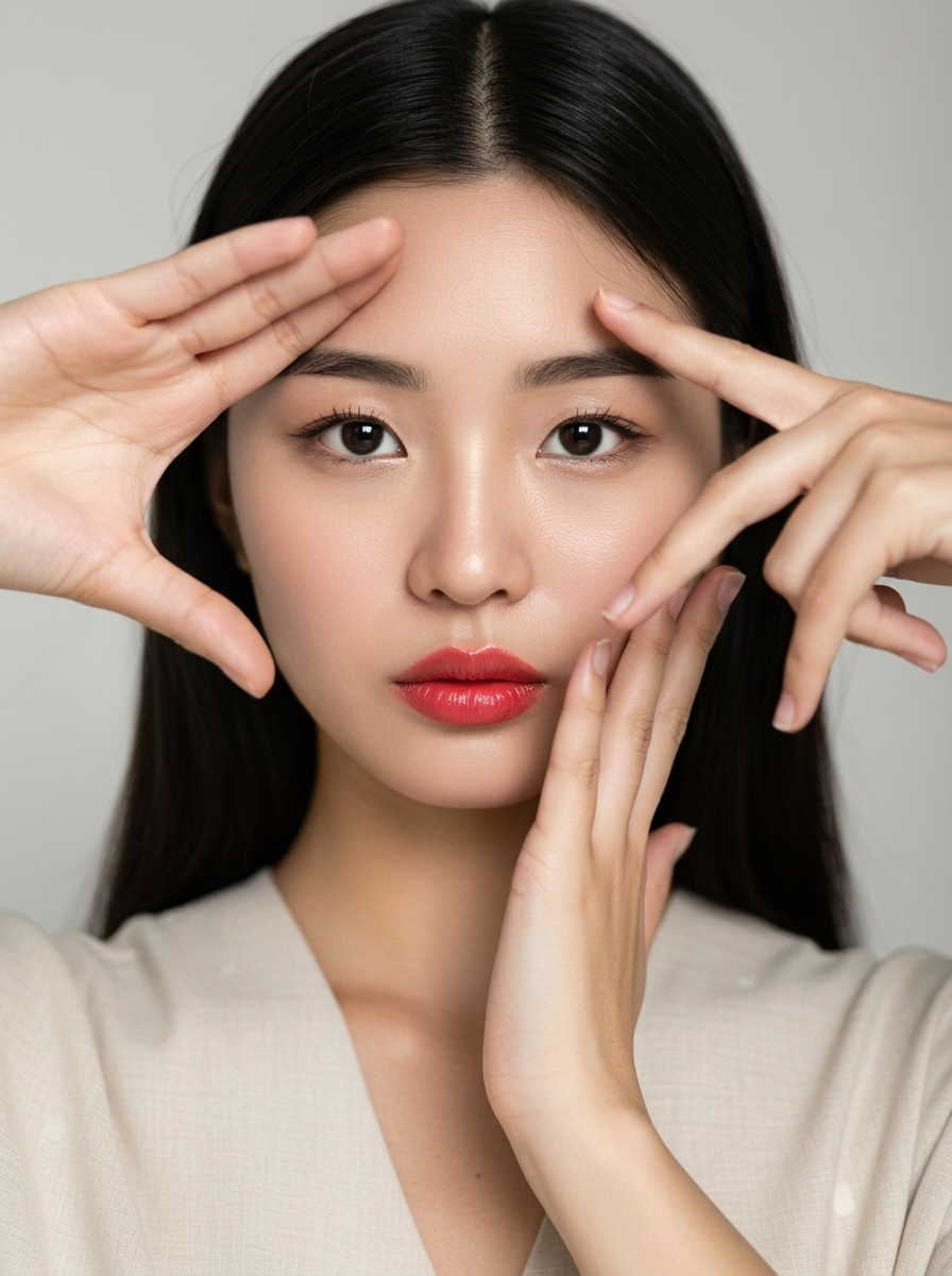 가상모델 #1186 얼굴 원본 23