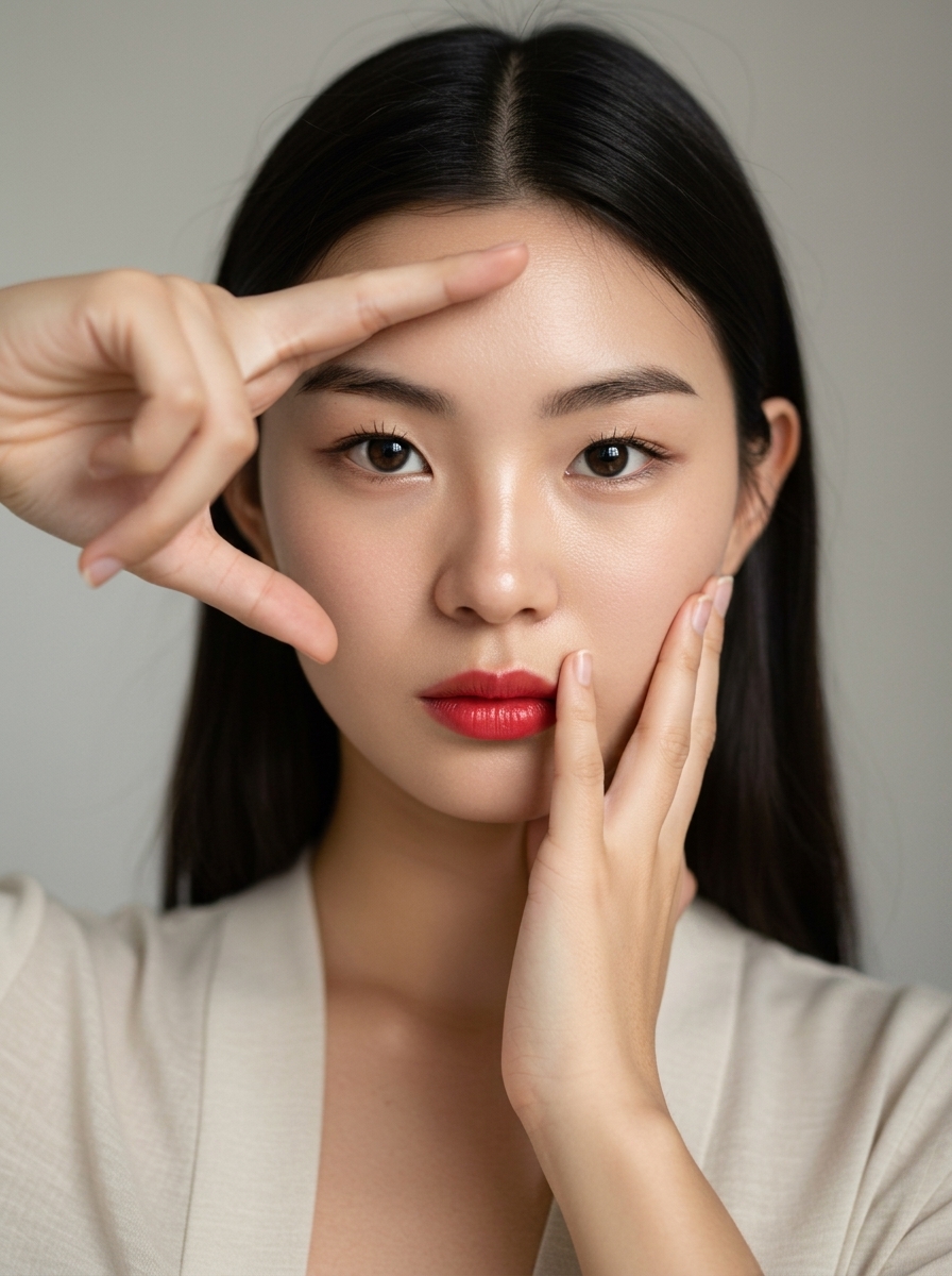 가상모델 #1187 얼굴 원본 1