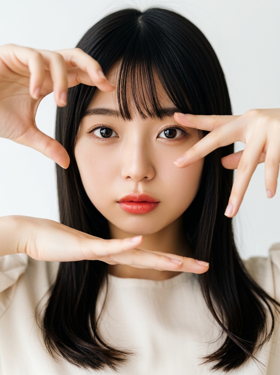 가상모델 #1187 얼굴 원본 8