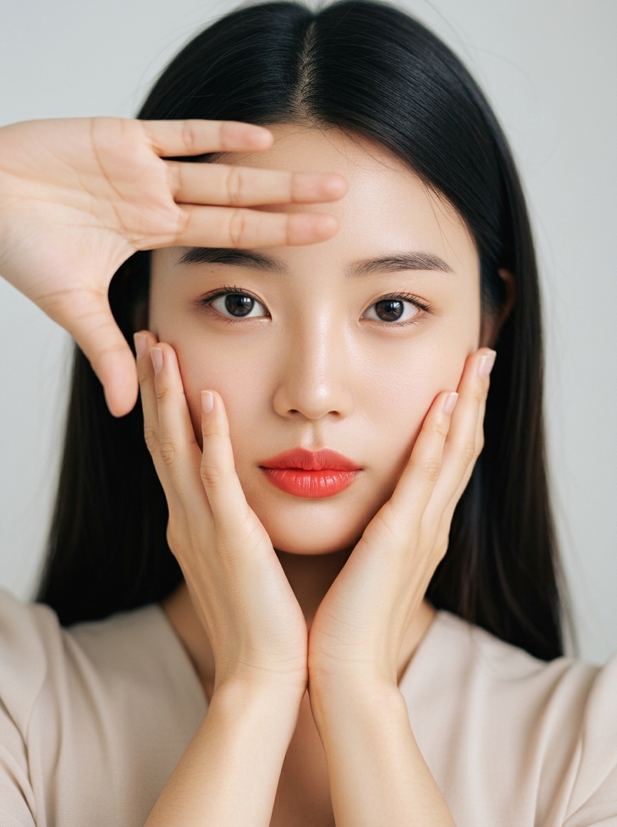 가상모델 #1187 얼굴 원본 14