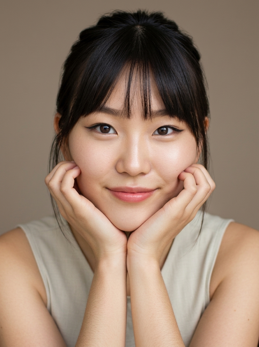 가상모델 #1189 얼굴 원본 5