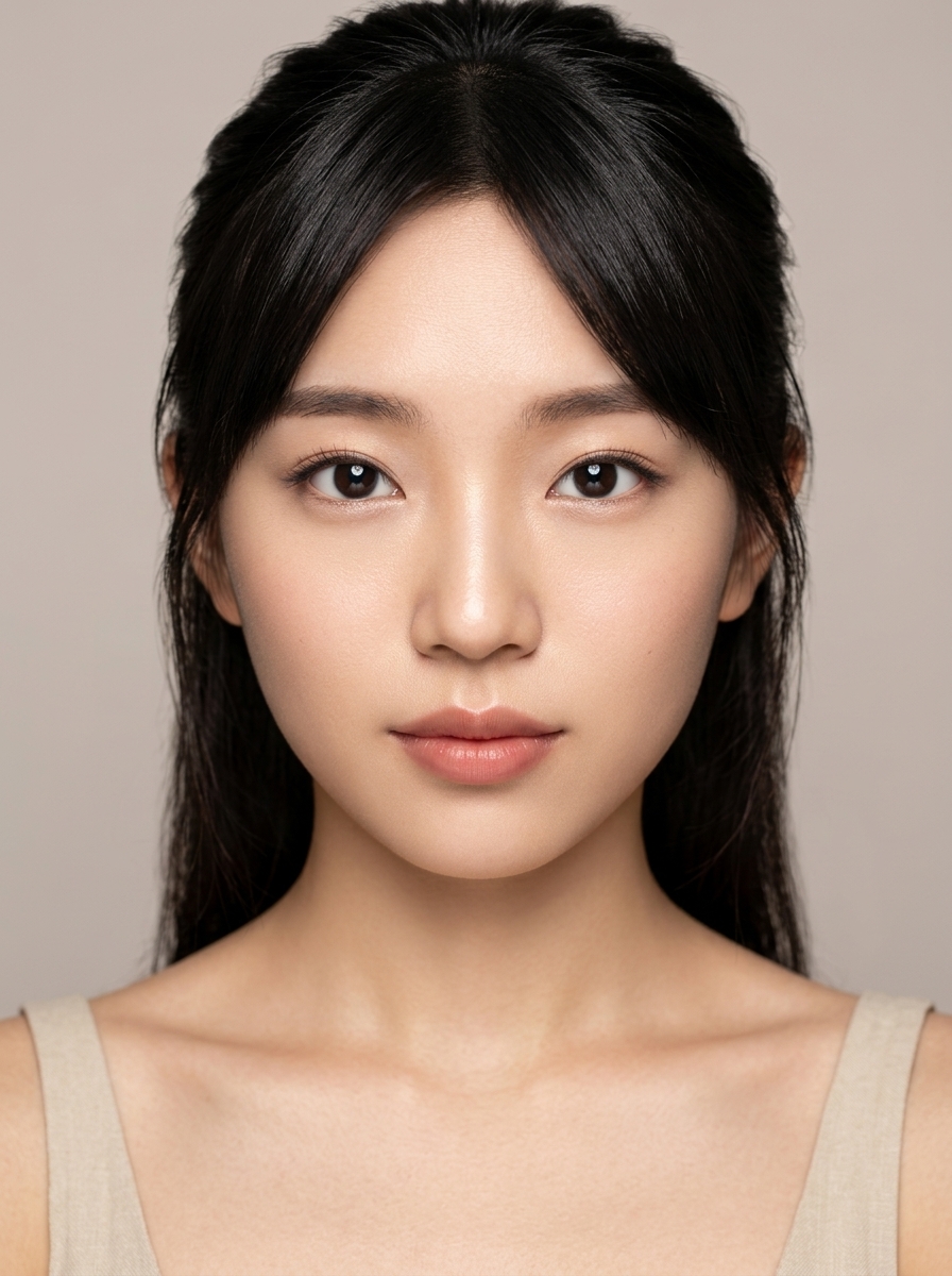 가상모델 #1191 얼굴 원본 7
