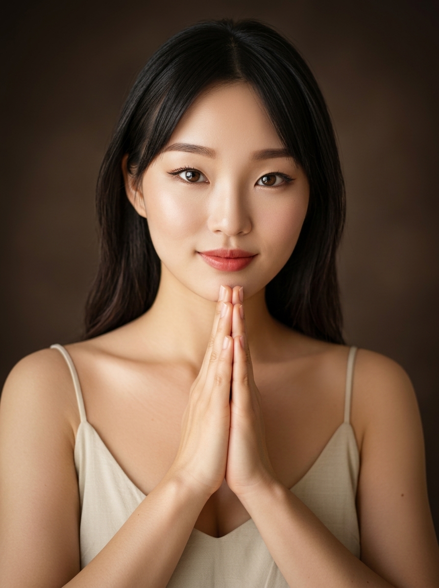가상모델 #1193 얼굴 원본 8