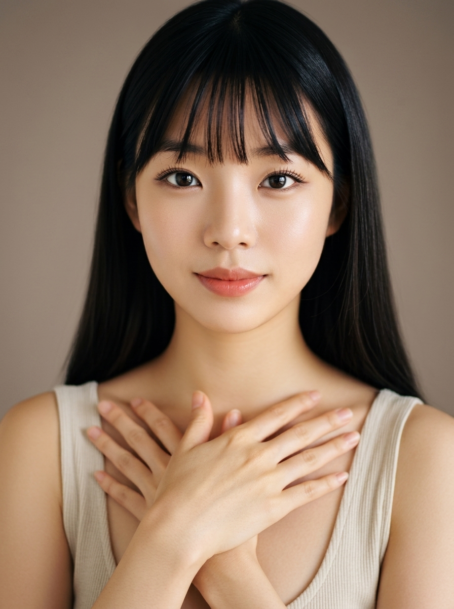 가상모델 #1193 얼굴 원본 19