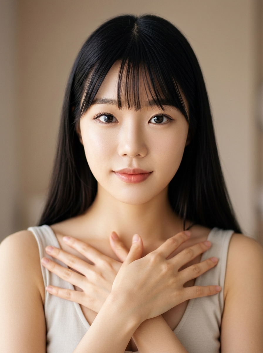 가상모델 #1193 얼굴 원본 20