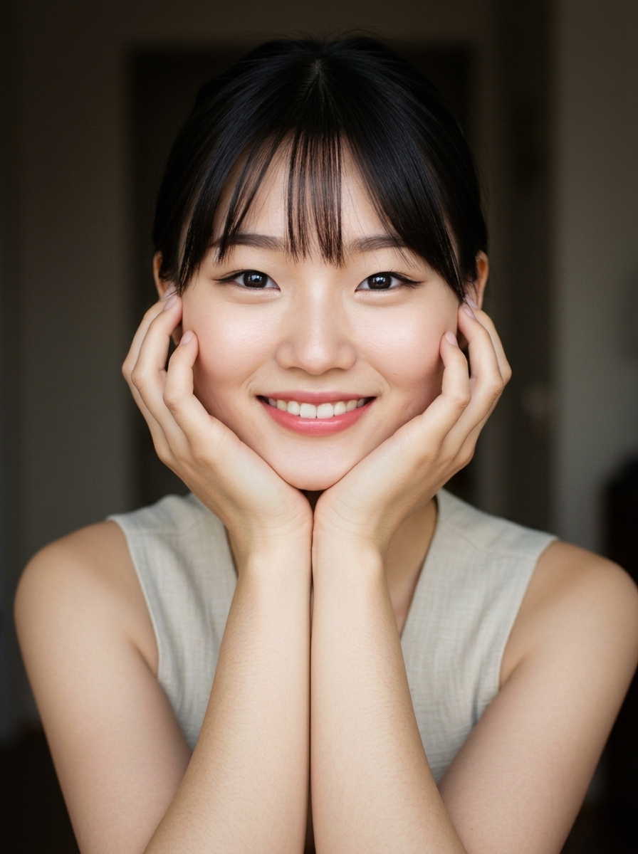 가상모델 #1193 얼굴 원본 24