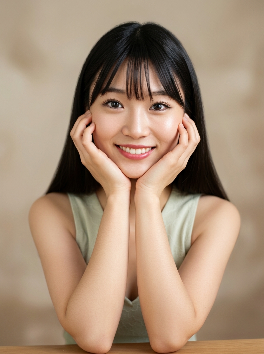 가상모델 #1194 얼굴 원본 13