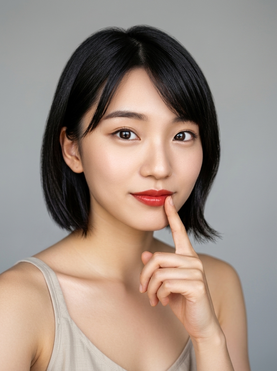 가상모델 #1195 얼굴 원본 2