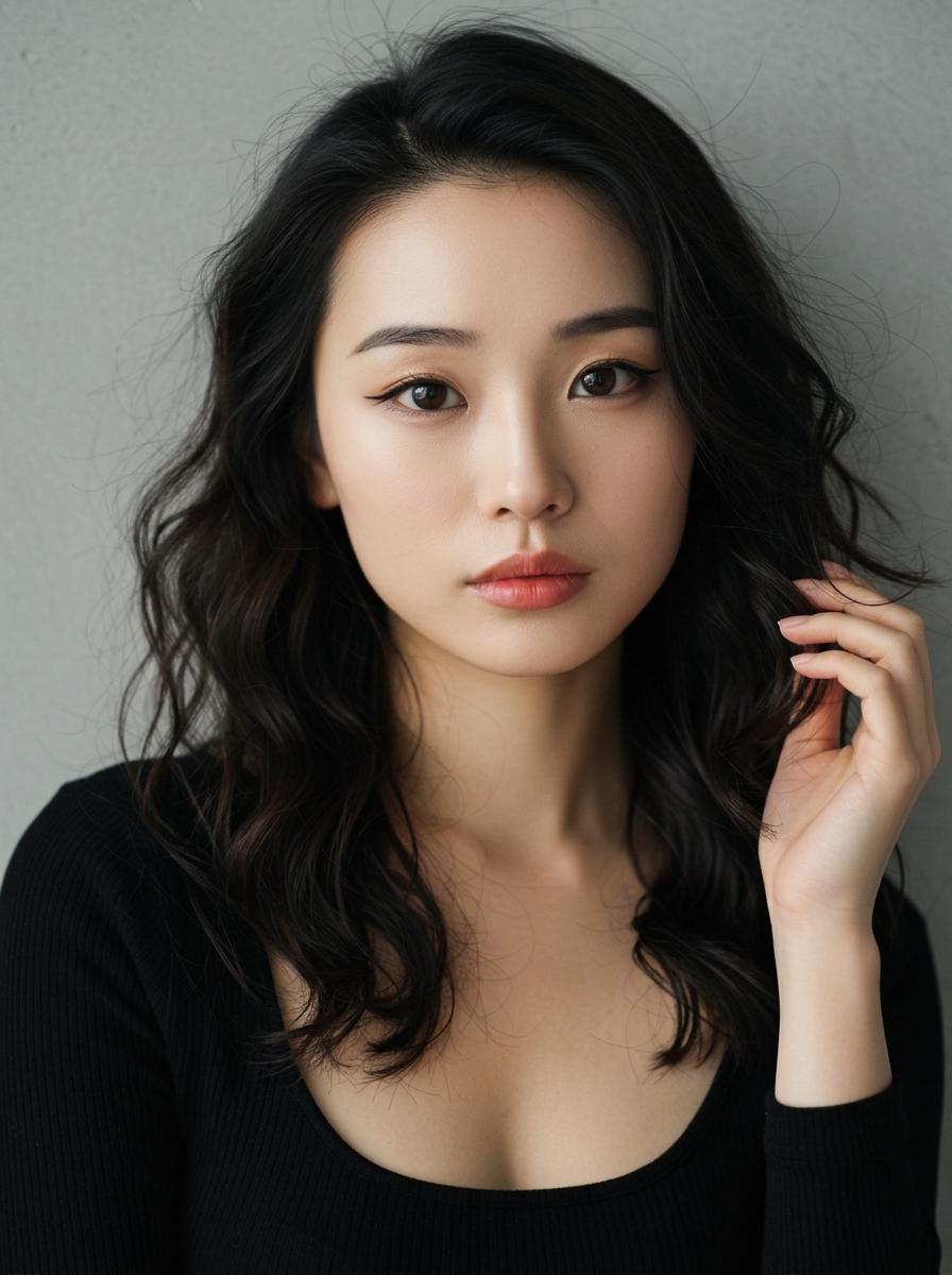 가상모델 #1197 얼굴 원본 9