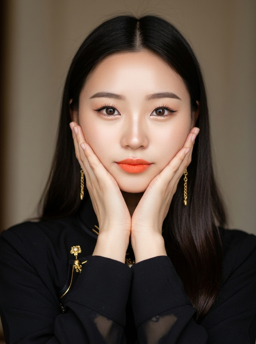 가상모델 #1200 얼굴 원본 19