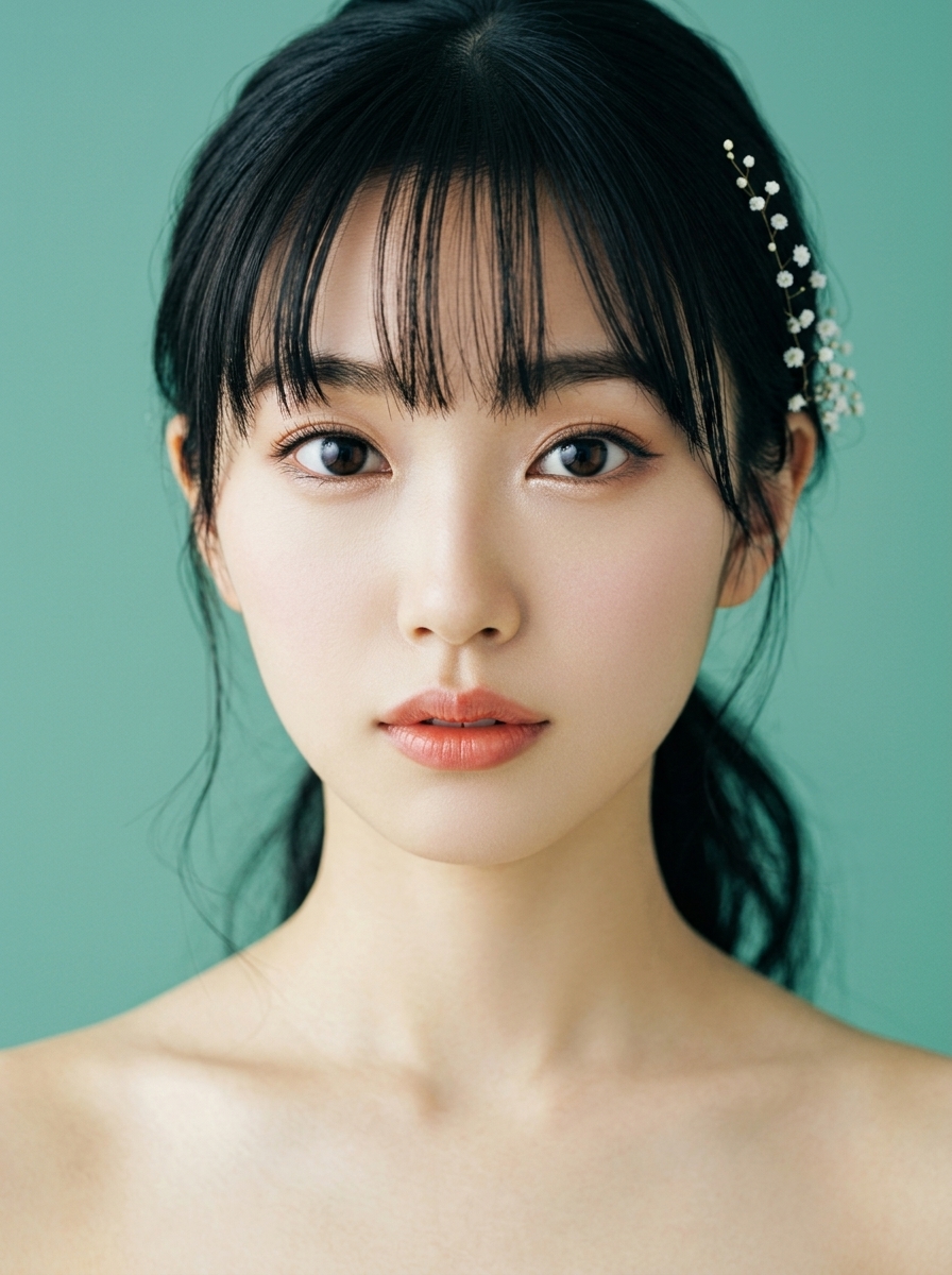 가상모델 #1213 얼굴 원본 9