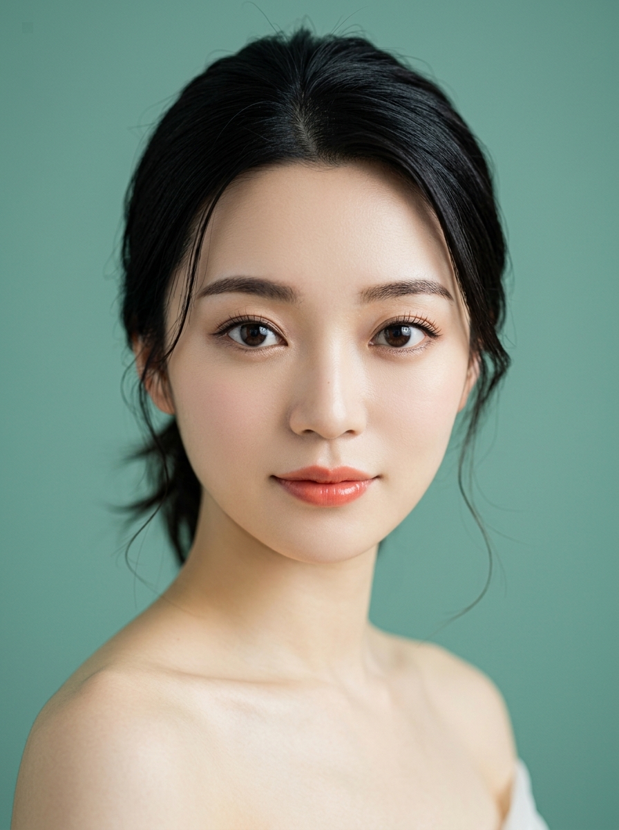 가상모델 #1215 얼굴 원본 1