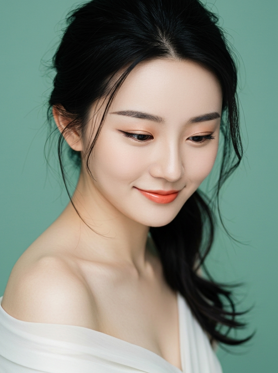 가상모델 #1215 얼굴 원본 4