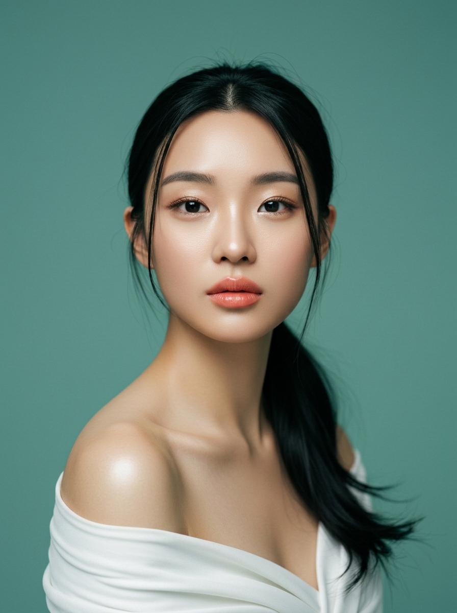 가상모델 #1215 얼굴 원본 15