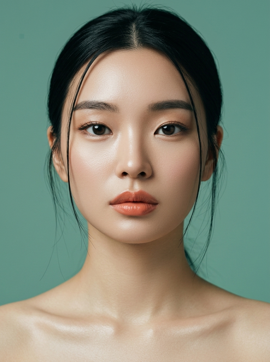 가상모델 #1215 얼굴 원본 16