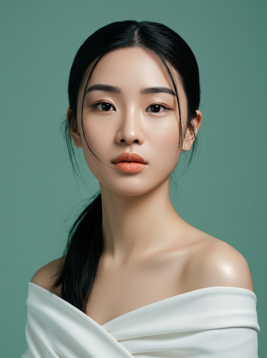 가상모델 #1215 얼굴 원본 24