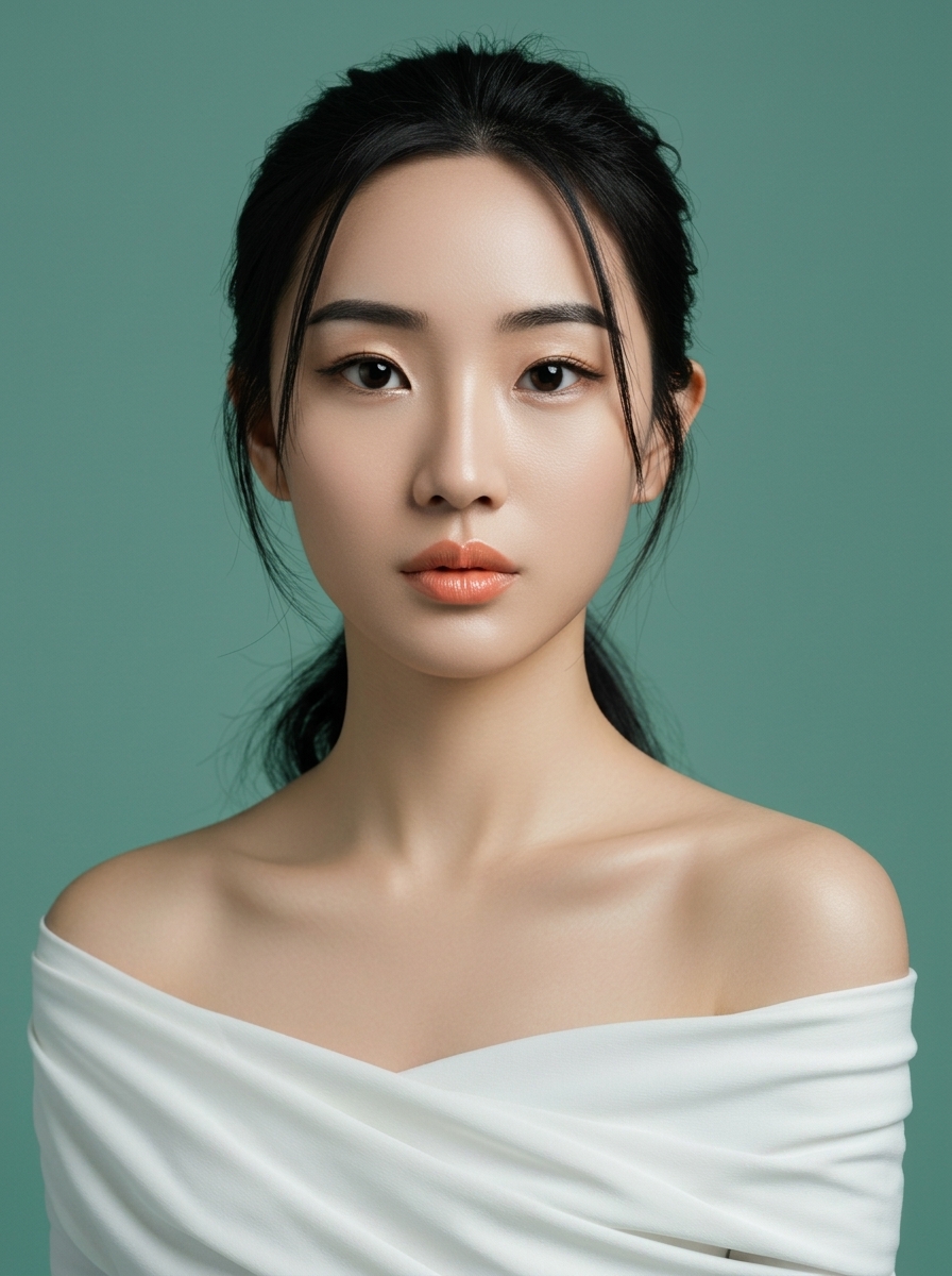 가상모델 #1216 얼굴 원본 1