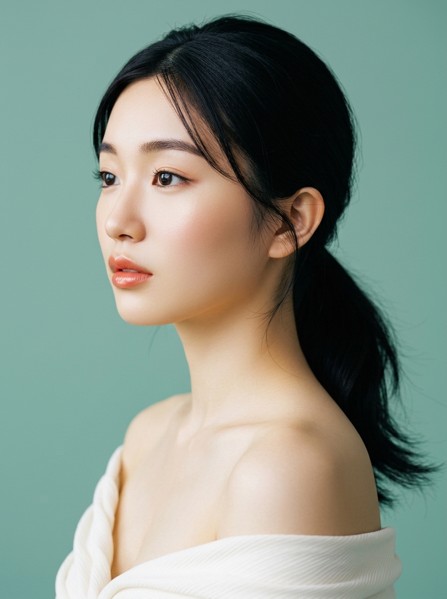 가상모델 #1216 얼굴 원본 17