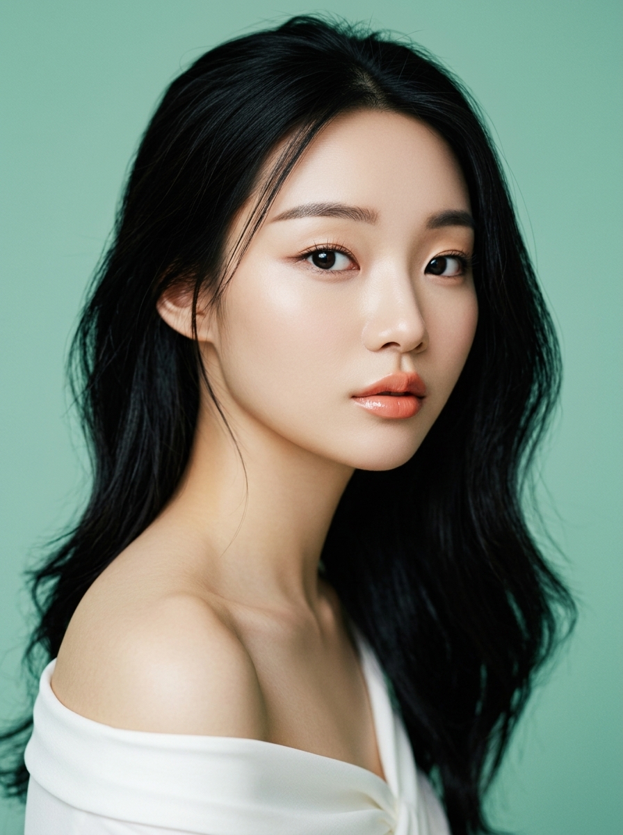 가상모델 #1218 얼굴 원본 4
