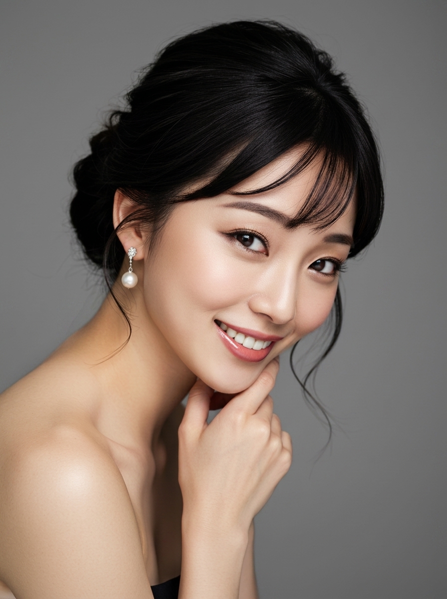 가상모델 #1224 얼굴 원본 1